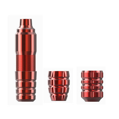 Red Color Tattoo Pen Machines Rotary 5 Volt With Coreless Motor