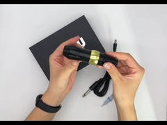 Sanatçılar İçin Profesyonel Rotary Dövme Makinesi Kablosuz Kalem Tipi Siyah Ve Kırmızı Renk